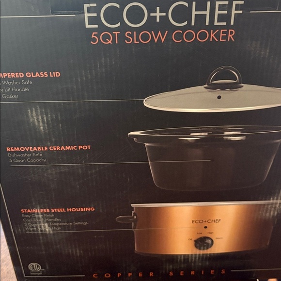 Copper Slow Cooker - 5QT - Picture 3 of 4